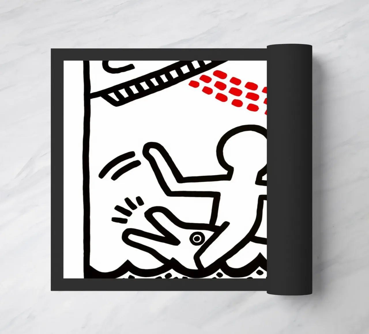 Keith Haring Galerie Watari 1983 zerbino da Sebastian shop