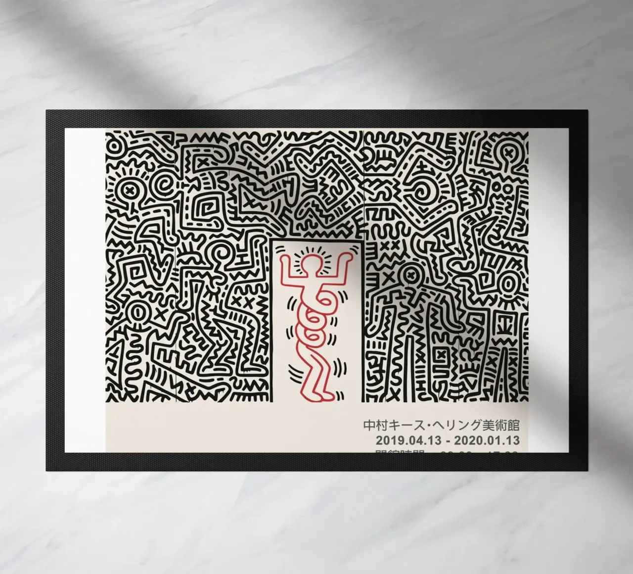 Umanesimo di Keith Haring zerbino da Sebastian shop
