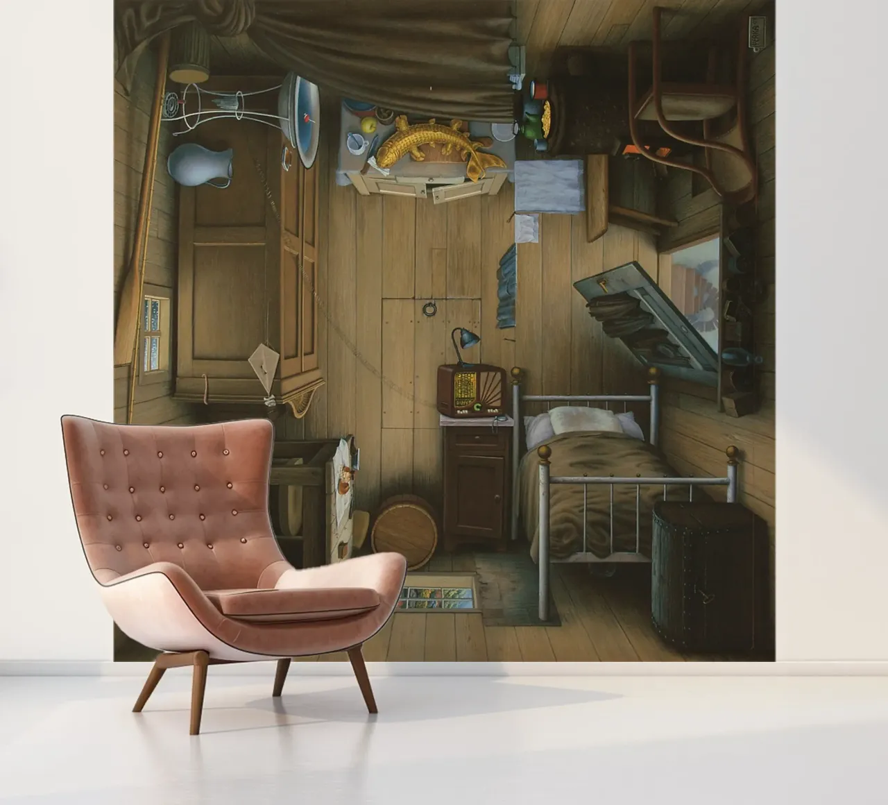 Bathyscaphe By Jacek Yerka photo wallpaper by Trudeau Art Galley