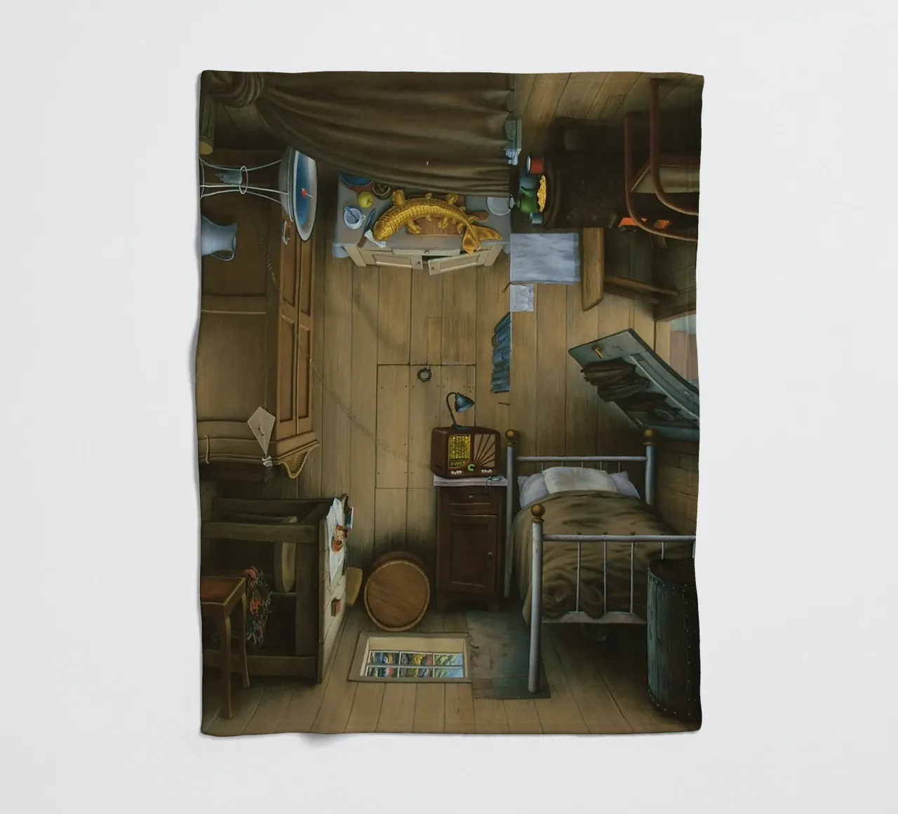 Bathyscaphe di Jacek Yerka coperta in pile da Trudeau Art Galley