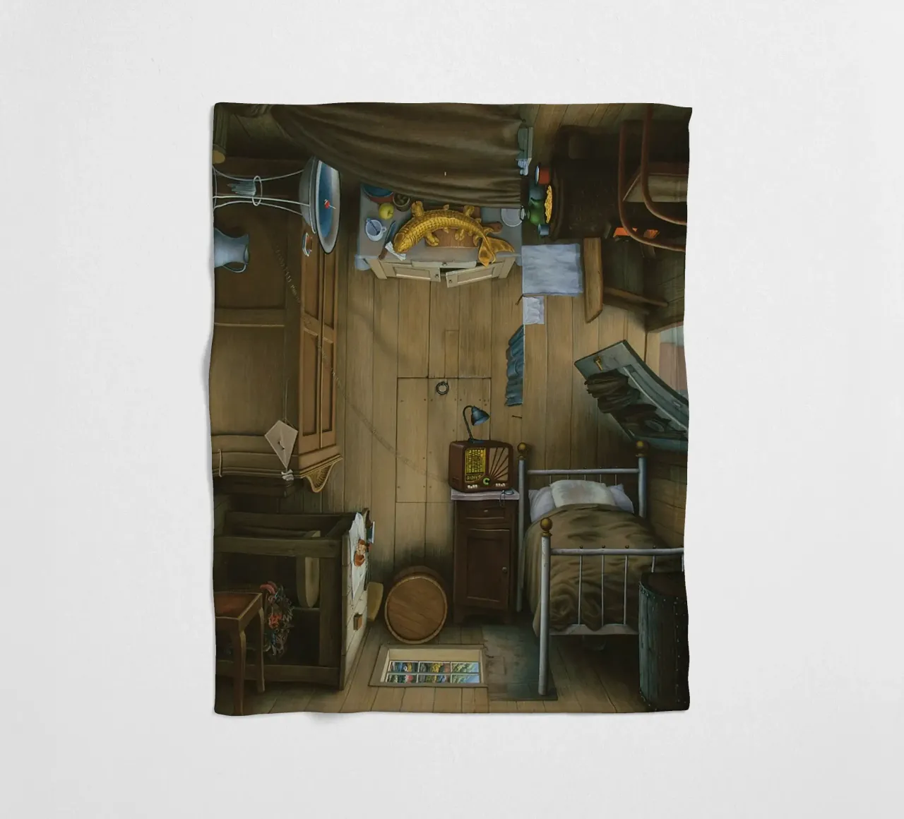 Bathyscaphe di Jacek Yerka coperta in pile da Trudeau Art Galley
