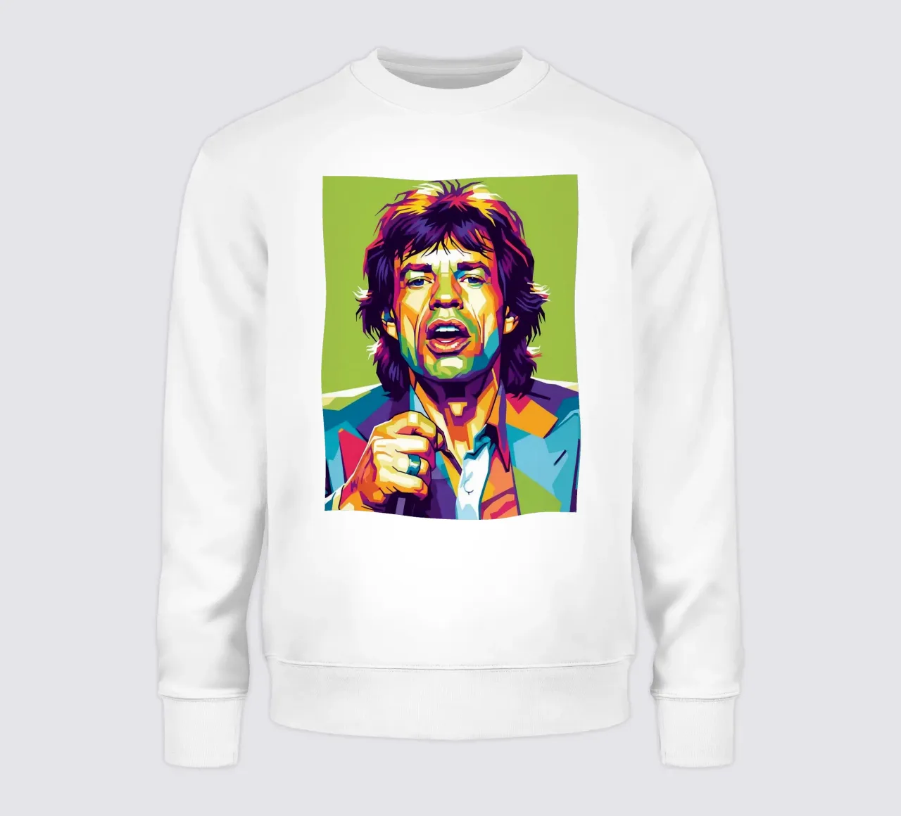 Mick Jagger iconic style felpa da Hantamrata
