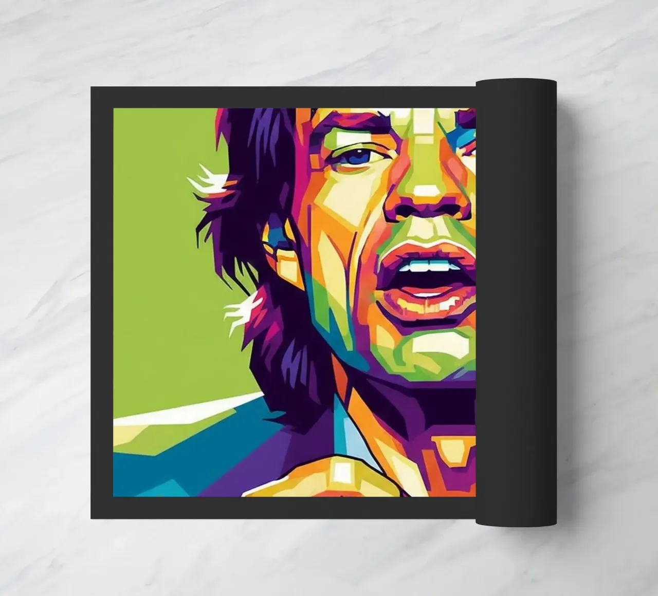 Mick Jagger iconic style zerbino da Hantamrata