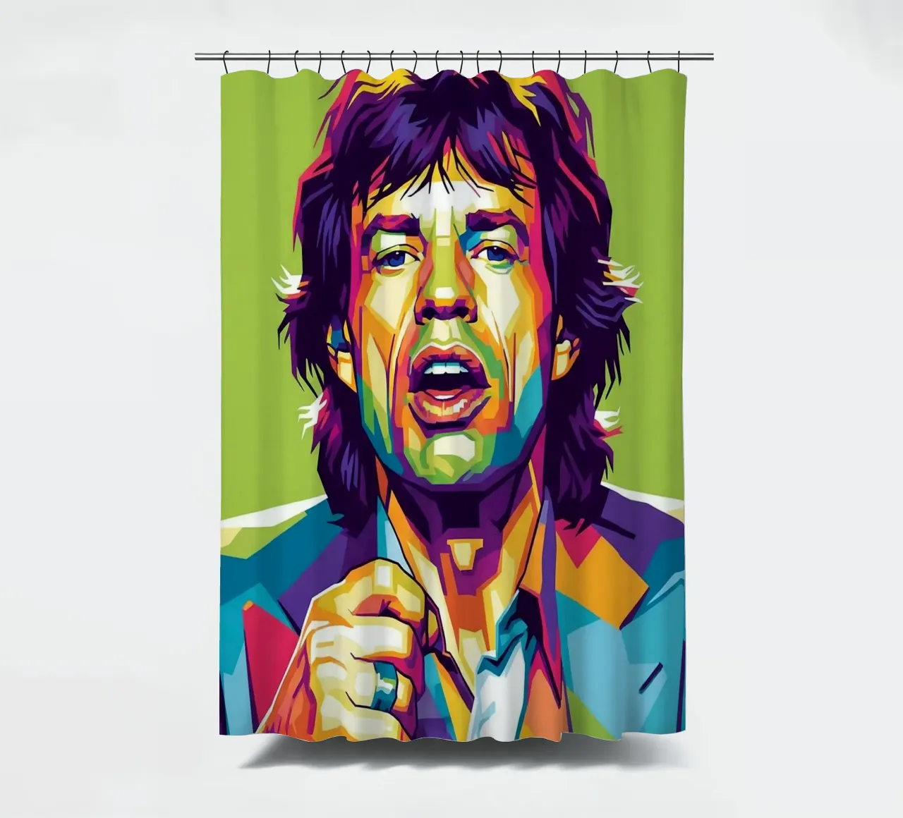 Mick Jagger iconic style tenda da doccia da Hantamrata