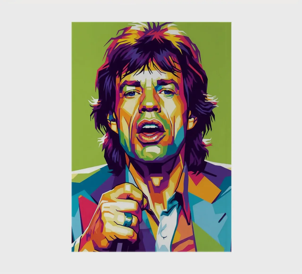 Mick Jagger iconic style carnet de notes de Hantamrata