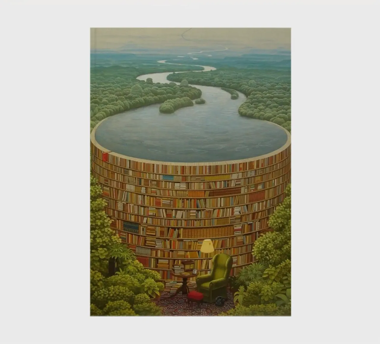 Bibeldamm von Jacek Yerka Notizbuch von Trudeau Art Galley