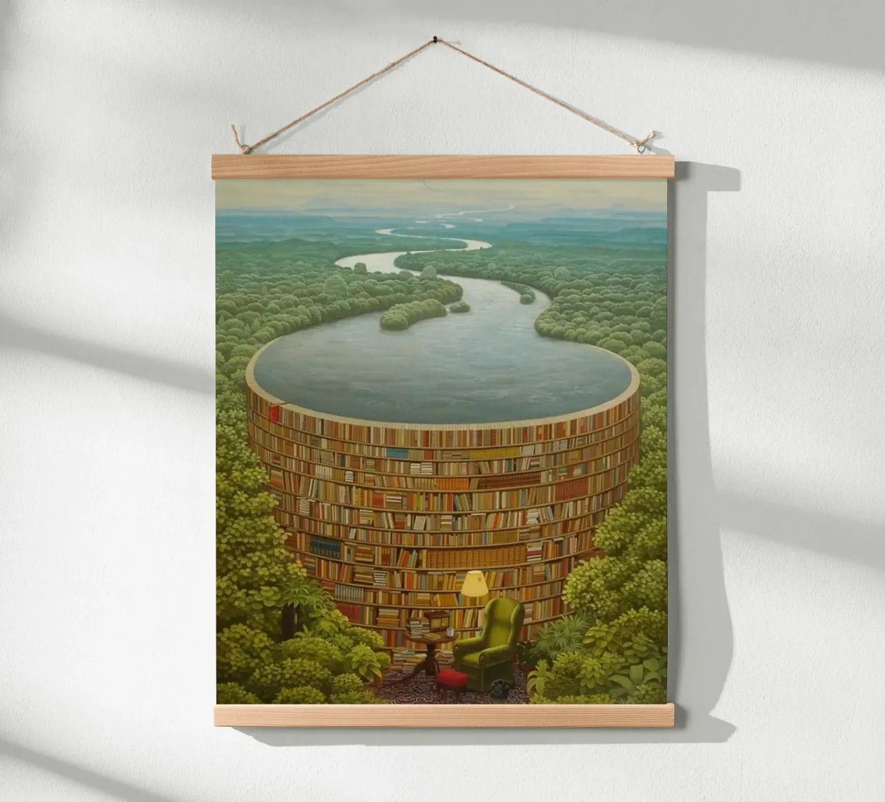 Bible Dam By Jacek Yerka hahnemühle by Trudeau Art Galley