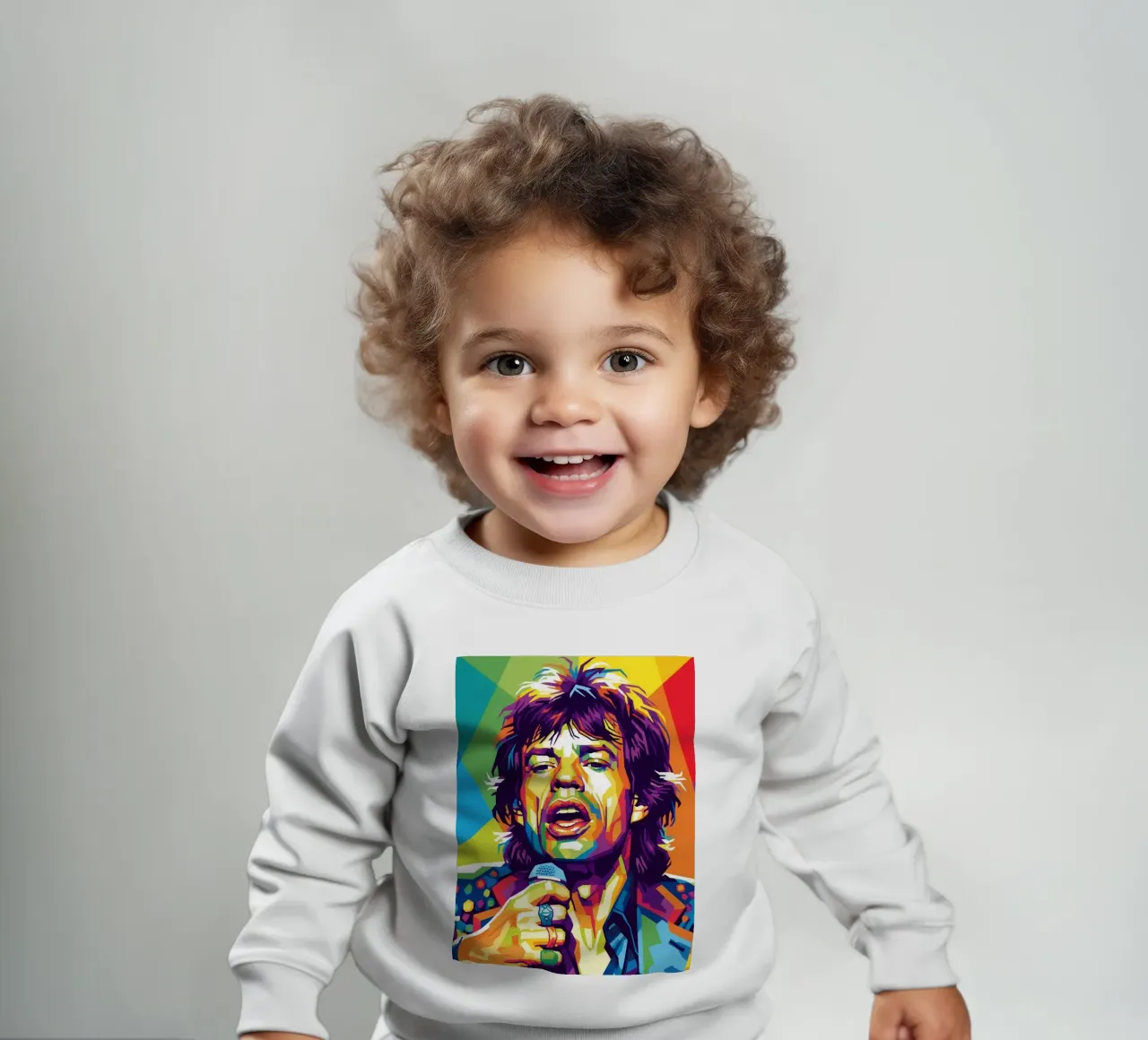 Mick Jagger style felpa neonato da Hantamrata