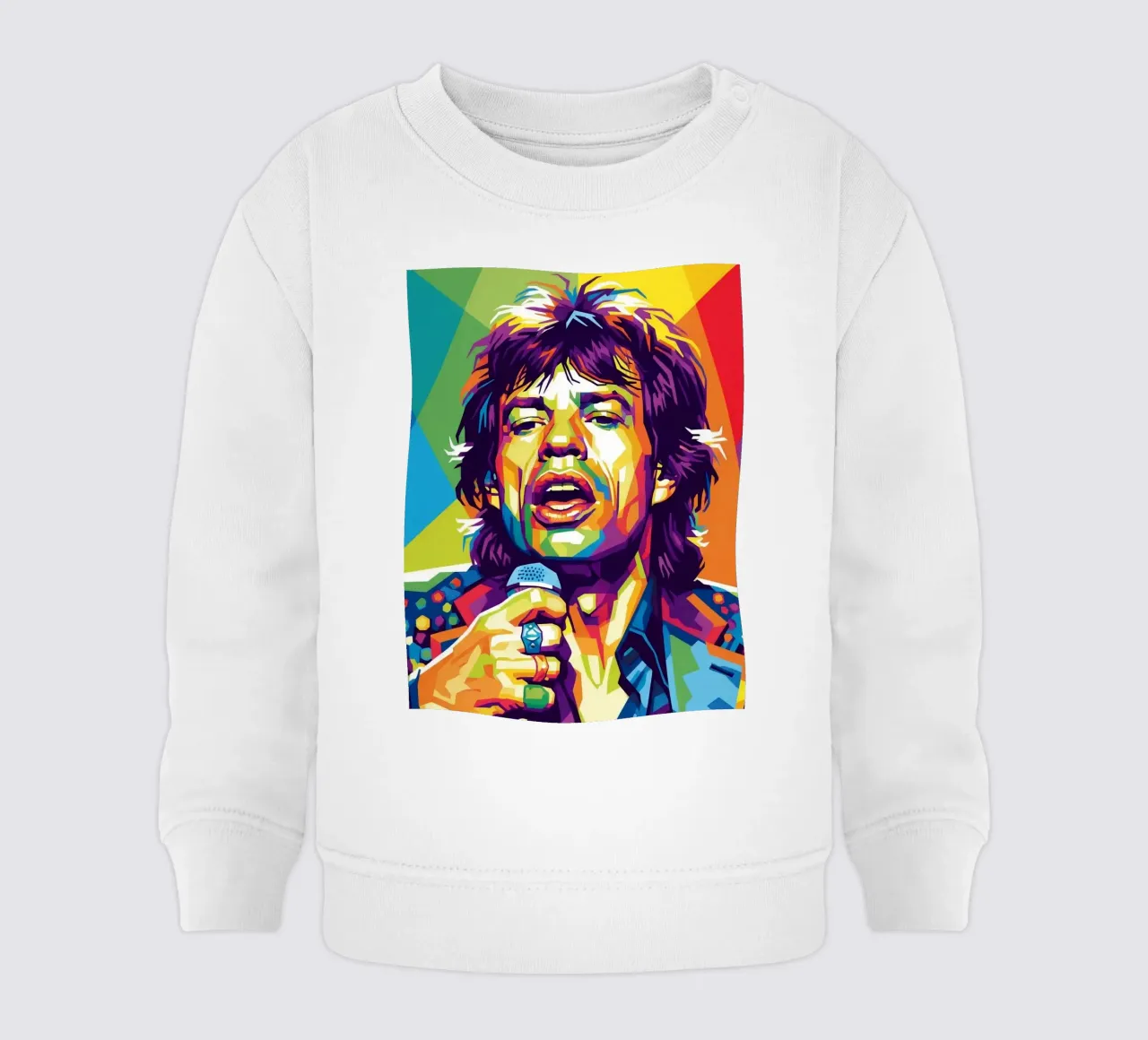 Mick Jagger style felpa neonato da Hantamrata