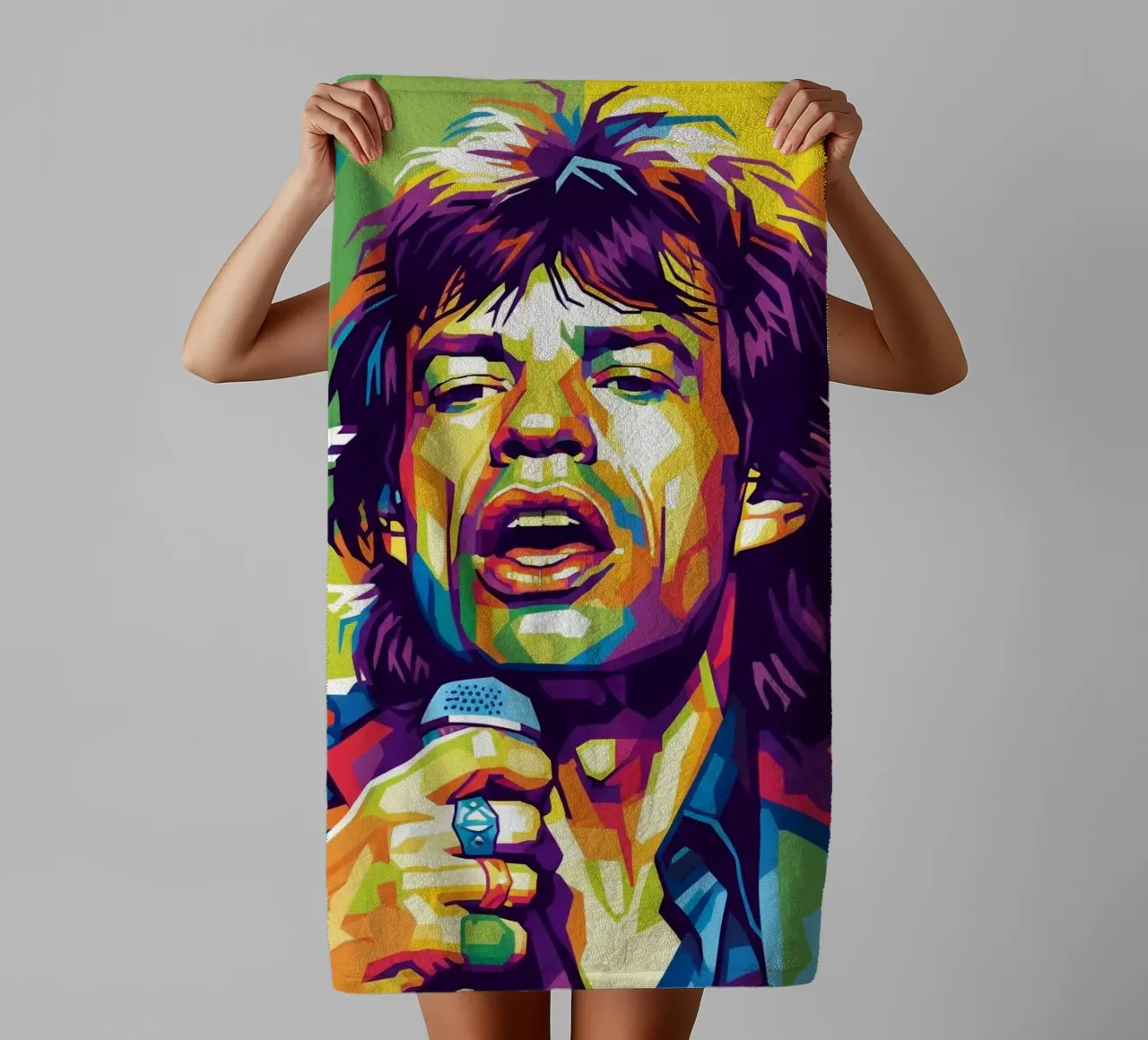 Mick Jagger style asciugamano da bagno da Hantamrata