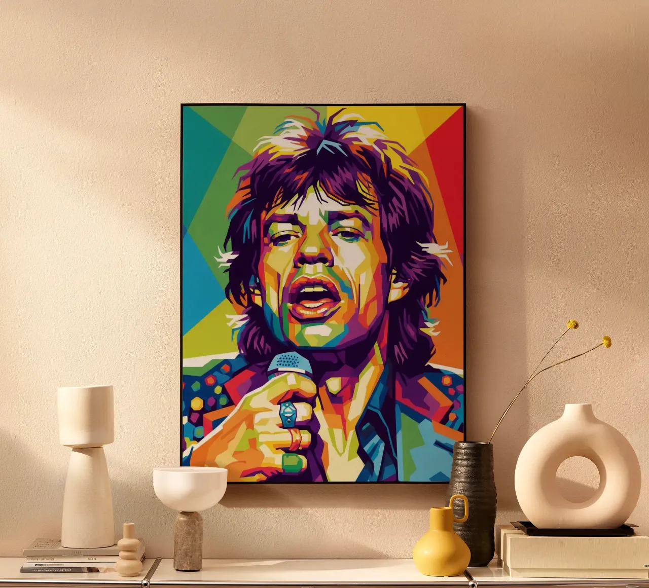 Mick Jagger style acrylic glass by Hantamrata