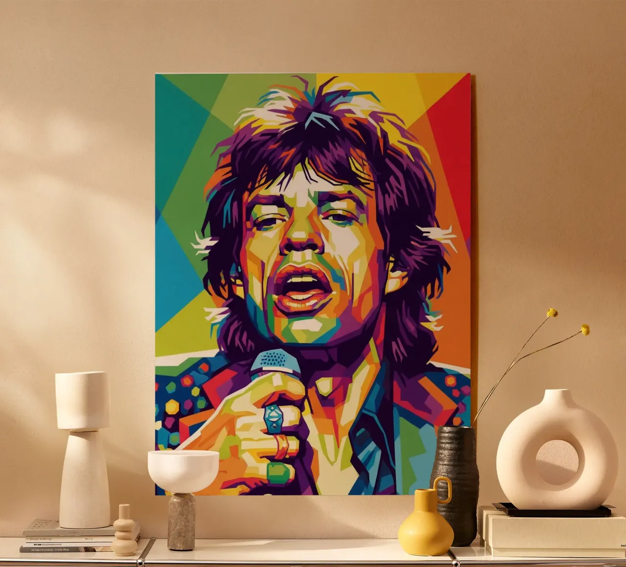 Mick Jagger style acrylic glass by Hantamrata