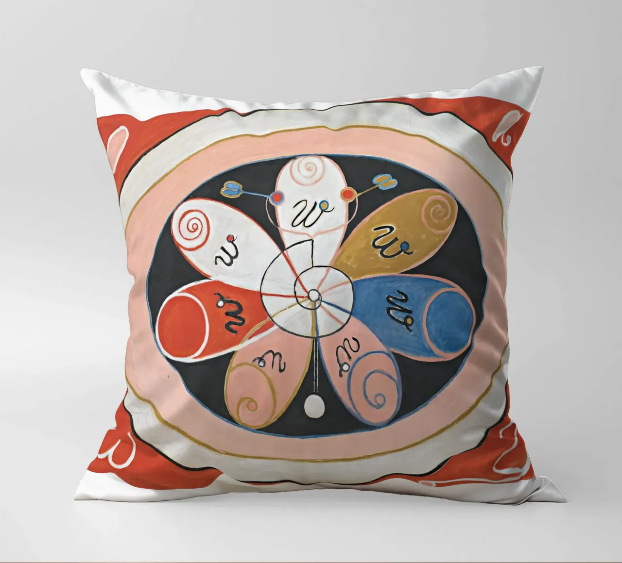 Hilma af Klint Pioneering Abstract cuscino da Brett Okuneva