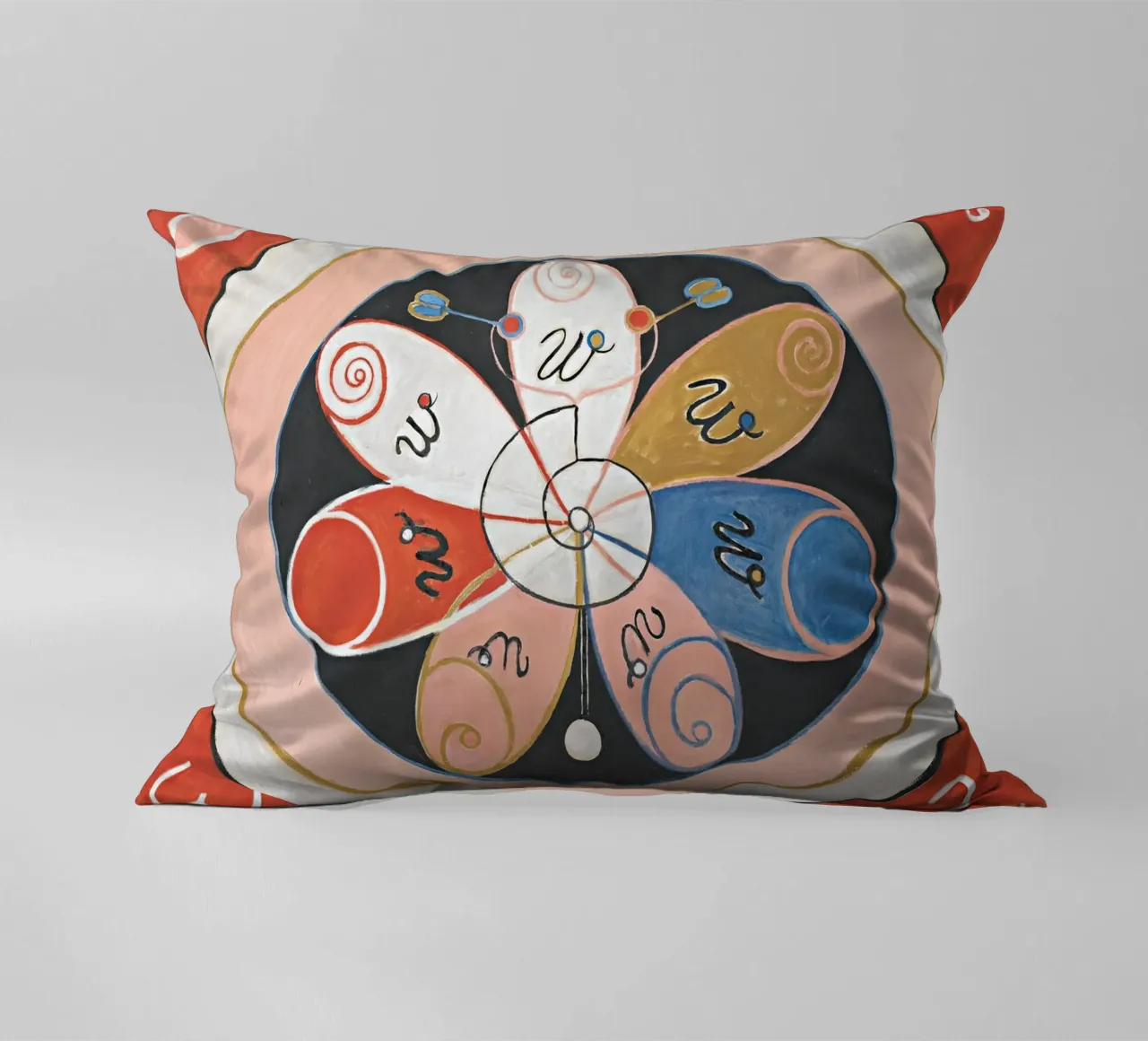 Hilma af Klint Pioneering Abstract cuscino da Brett Okuneva