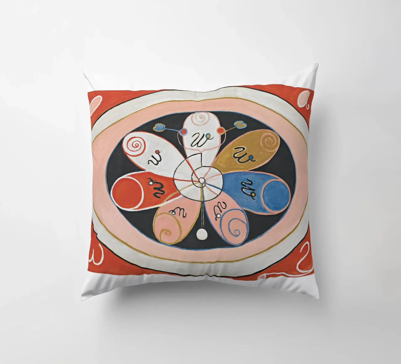 Hilma af Klint Pioneering Abstract cuscino da Brett Okuneva