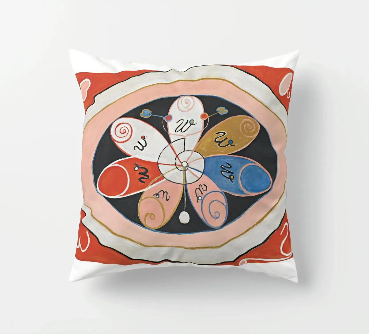 Hilma af Klint Pioneering Abstract cuscino da Brett Okuneva