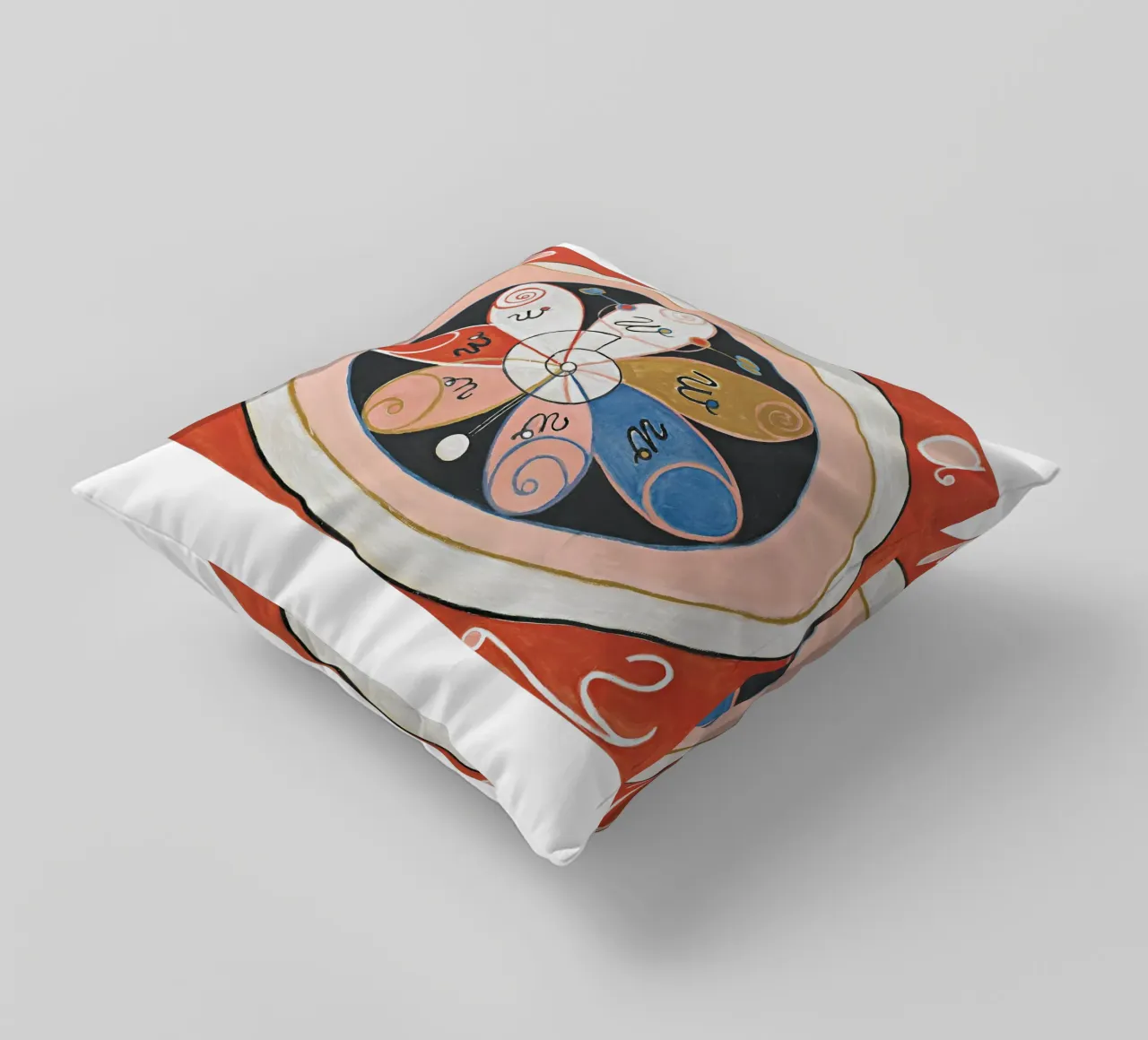 Hilma af Klint Pioneering Abstract cuscino da Brett Okuneva