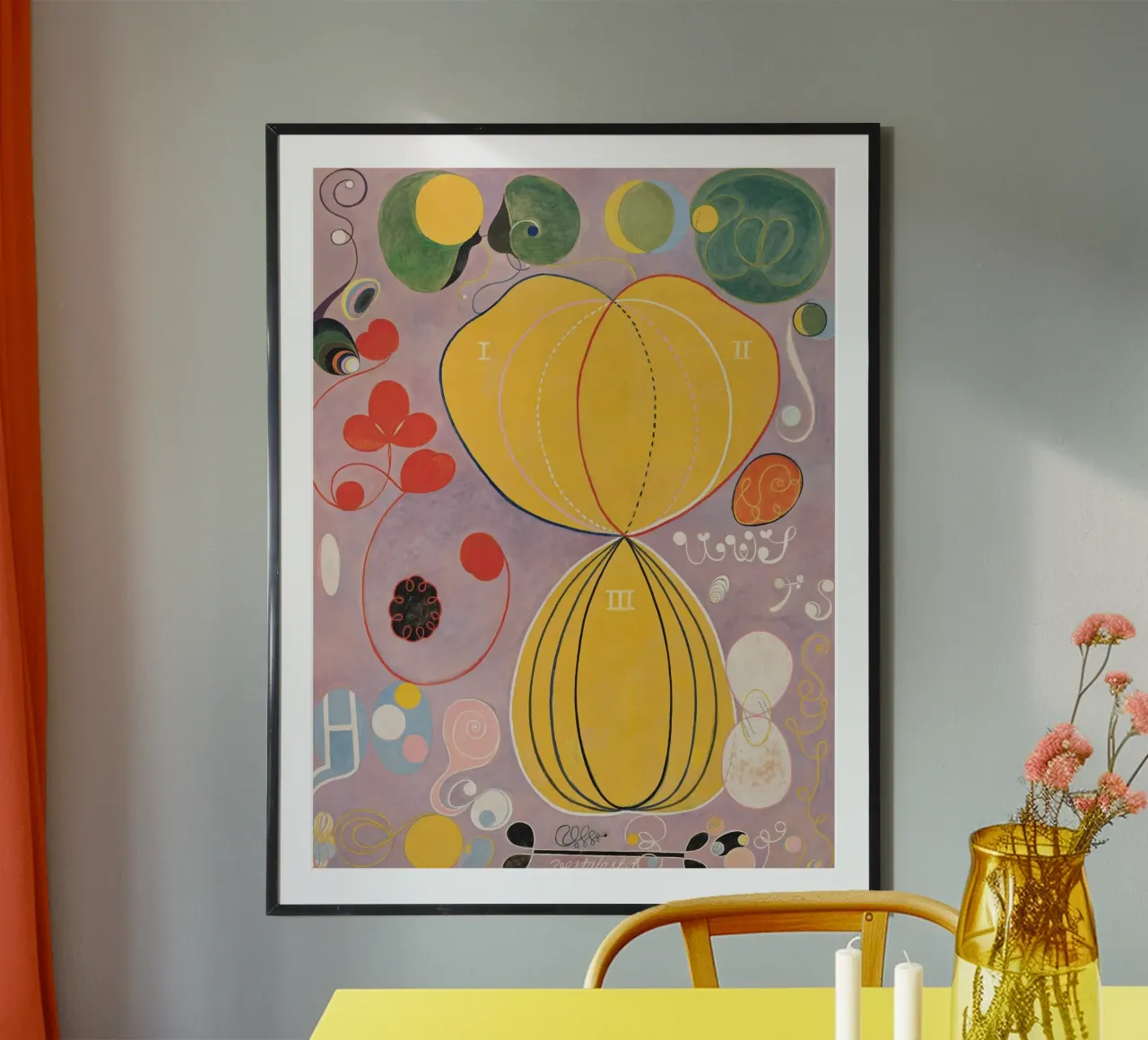 Hilma af Klint Fiore Astratto carta hahnemühle da Brett Okuneva