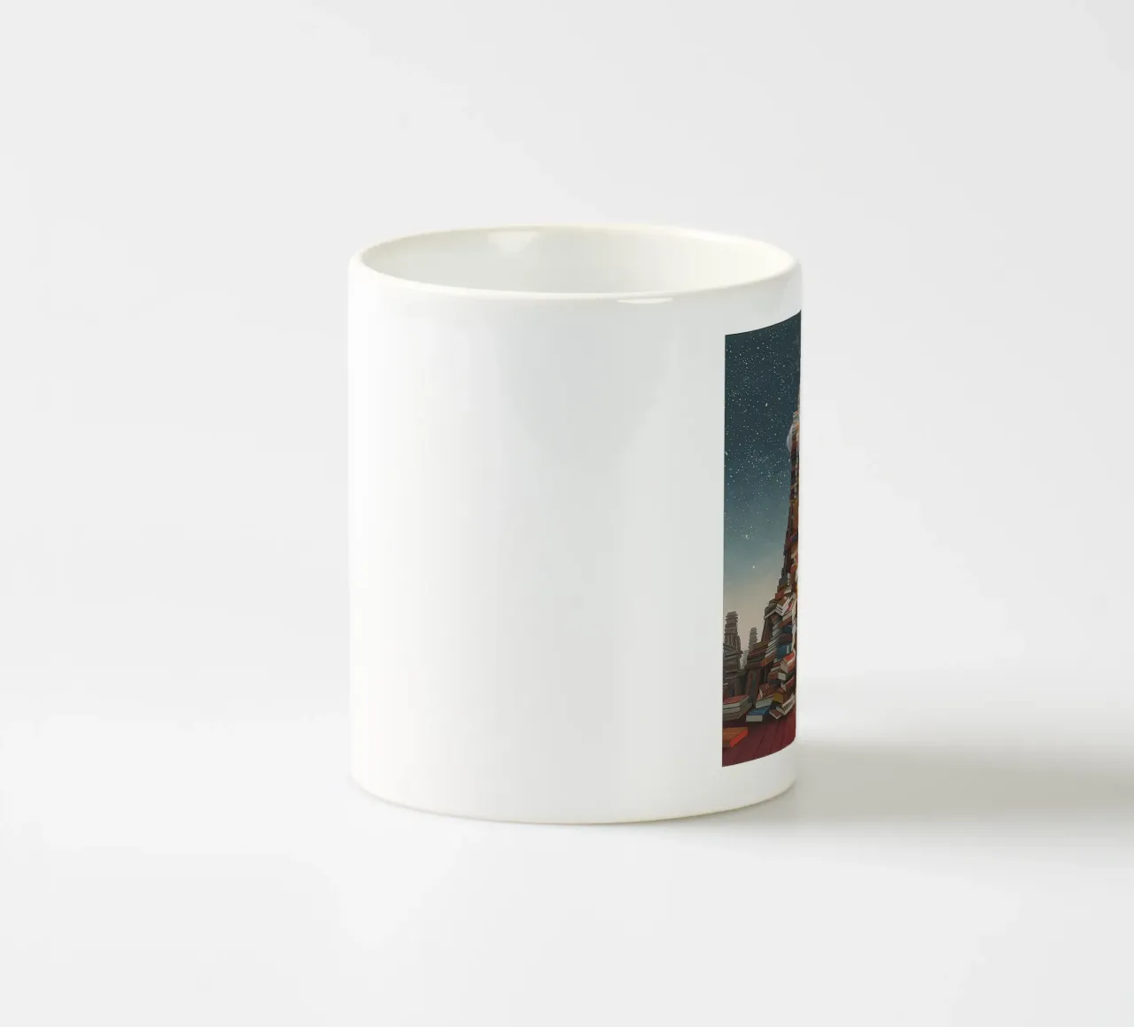Lettura notturna di Jacek Yerka tazza in ceramica da Trudeau Art Galley
