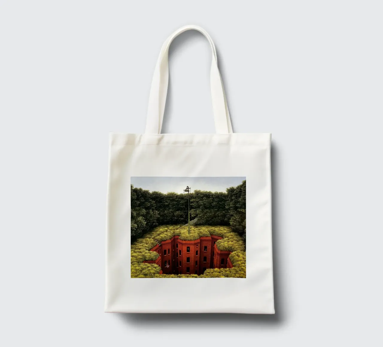 Estate in città di Jacek Yerka borsa in juta da Trudeau Art Galley