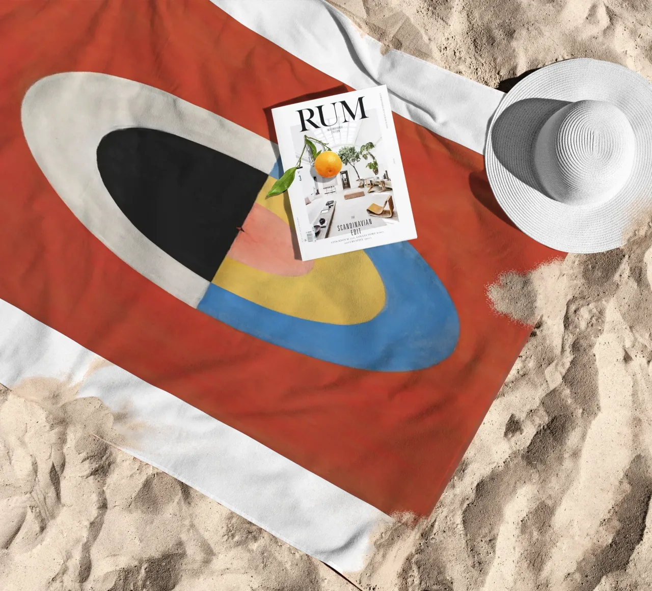 Il visionario di Hilma af Klint telo mare da Brett Okuneva