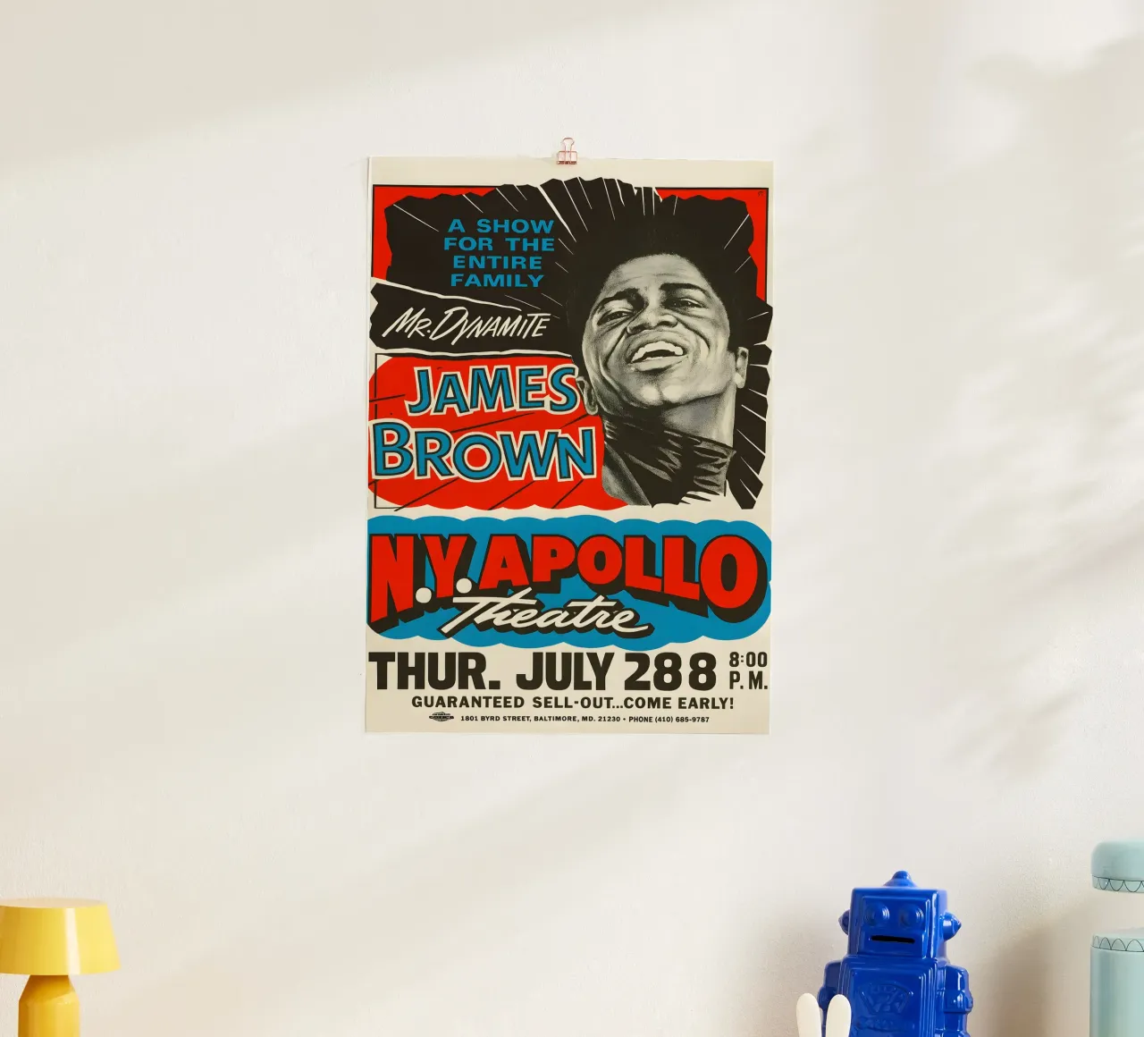 A James Brown Apollo Theatre Concert poster da DGUnder