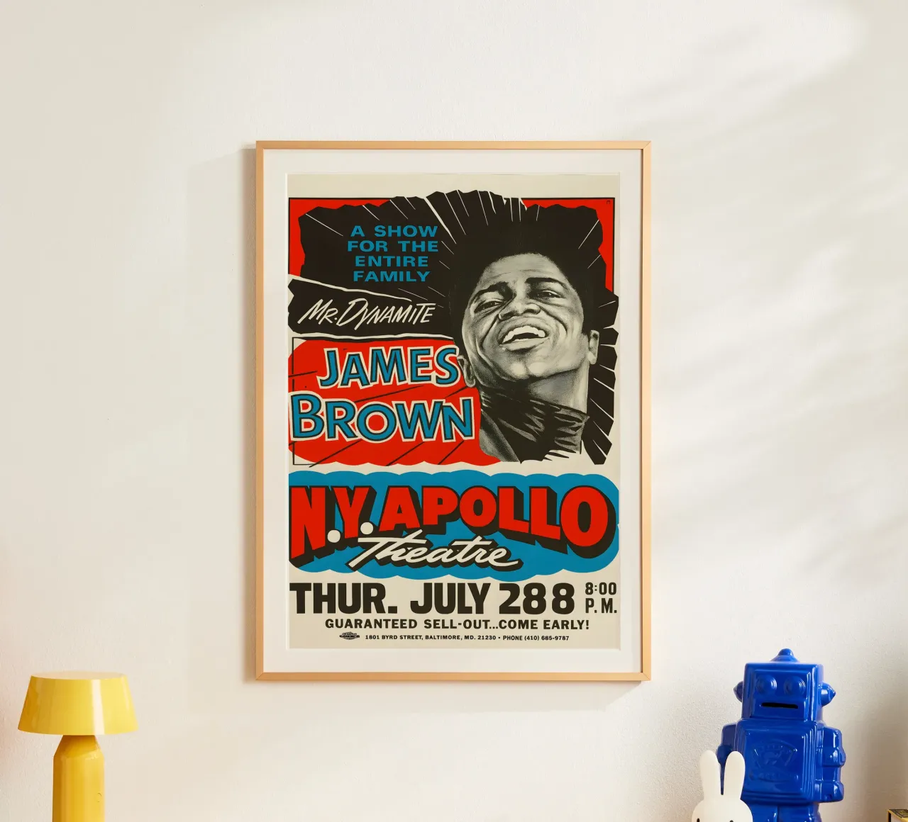 A James Brown Apollo Theatre Concert poster da DGUnder