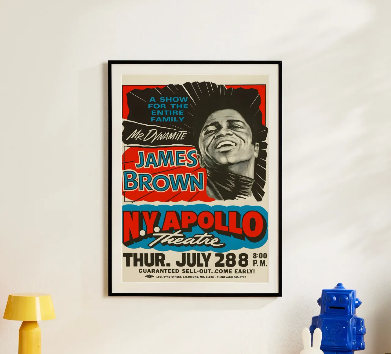 A James Brown Apollo Theatre Concert poster da DGUnder