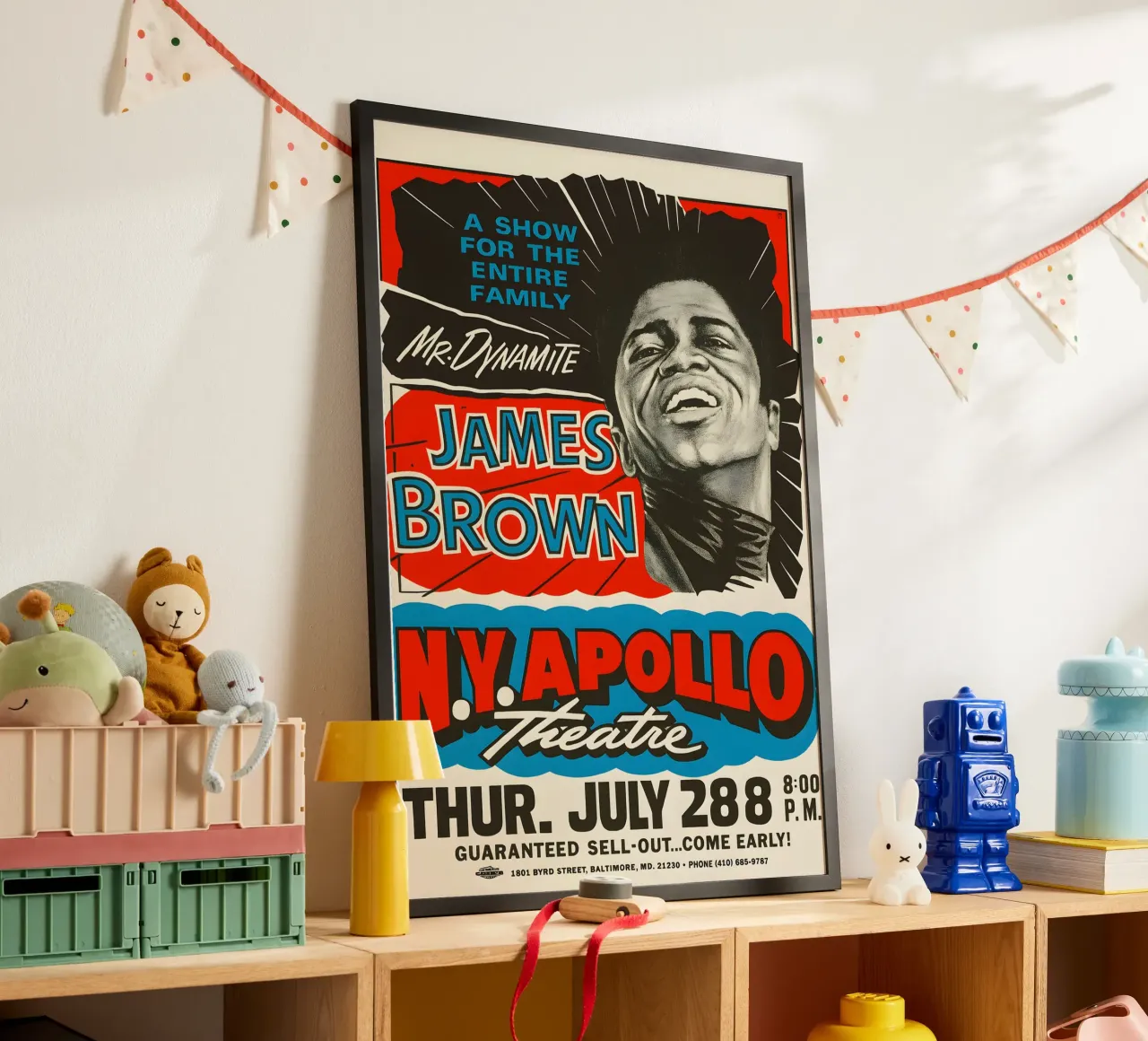 A James Brown Apollo Theatre Concert poster da DGUnder