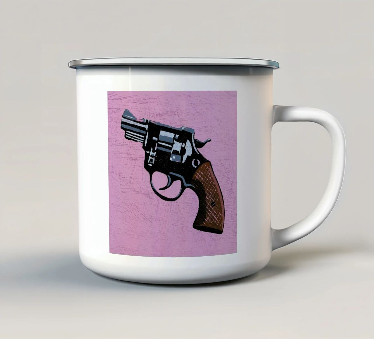 Revolver tazza in smalto da Andy Bridge