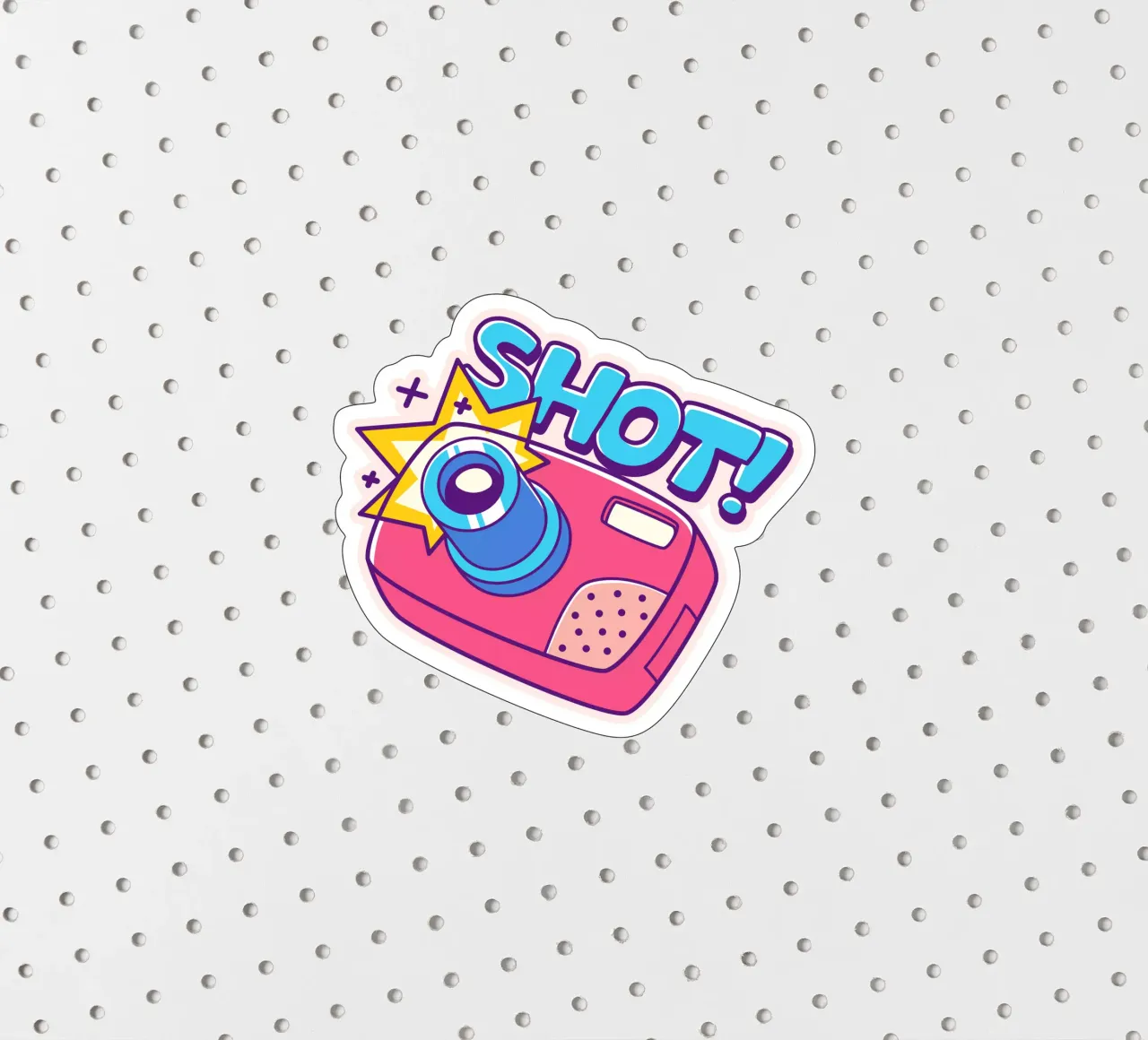 camera shot sticker van Sticker King