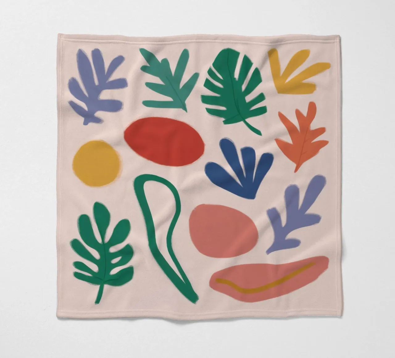 Medley botanico pastello coperta in pile da Prism Ritual
