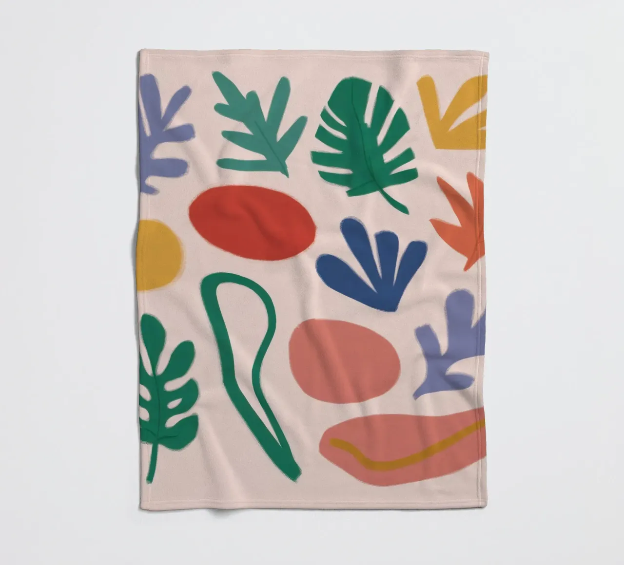 Medley botanico pastello coperta in pile da Prism Ritual