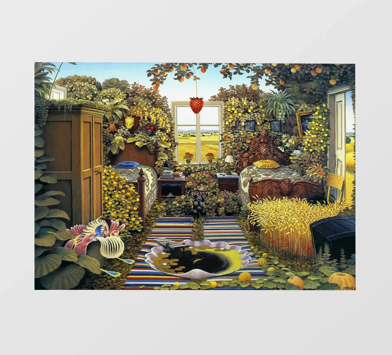 Sunday Morning By Jacek Yerka photo wallpaper by Trudeau Art Galley