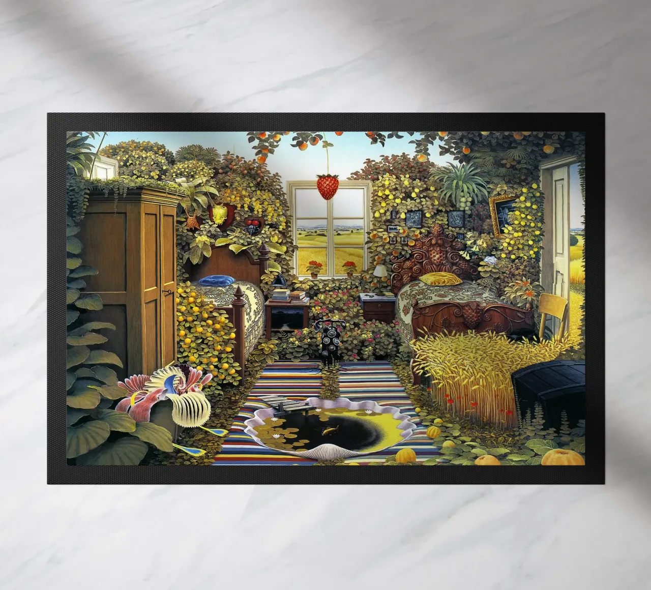 Domenica mattina di Jacek Yerka zerbino da Trudeau Art Galley