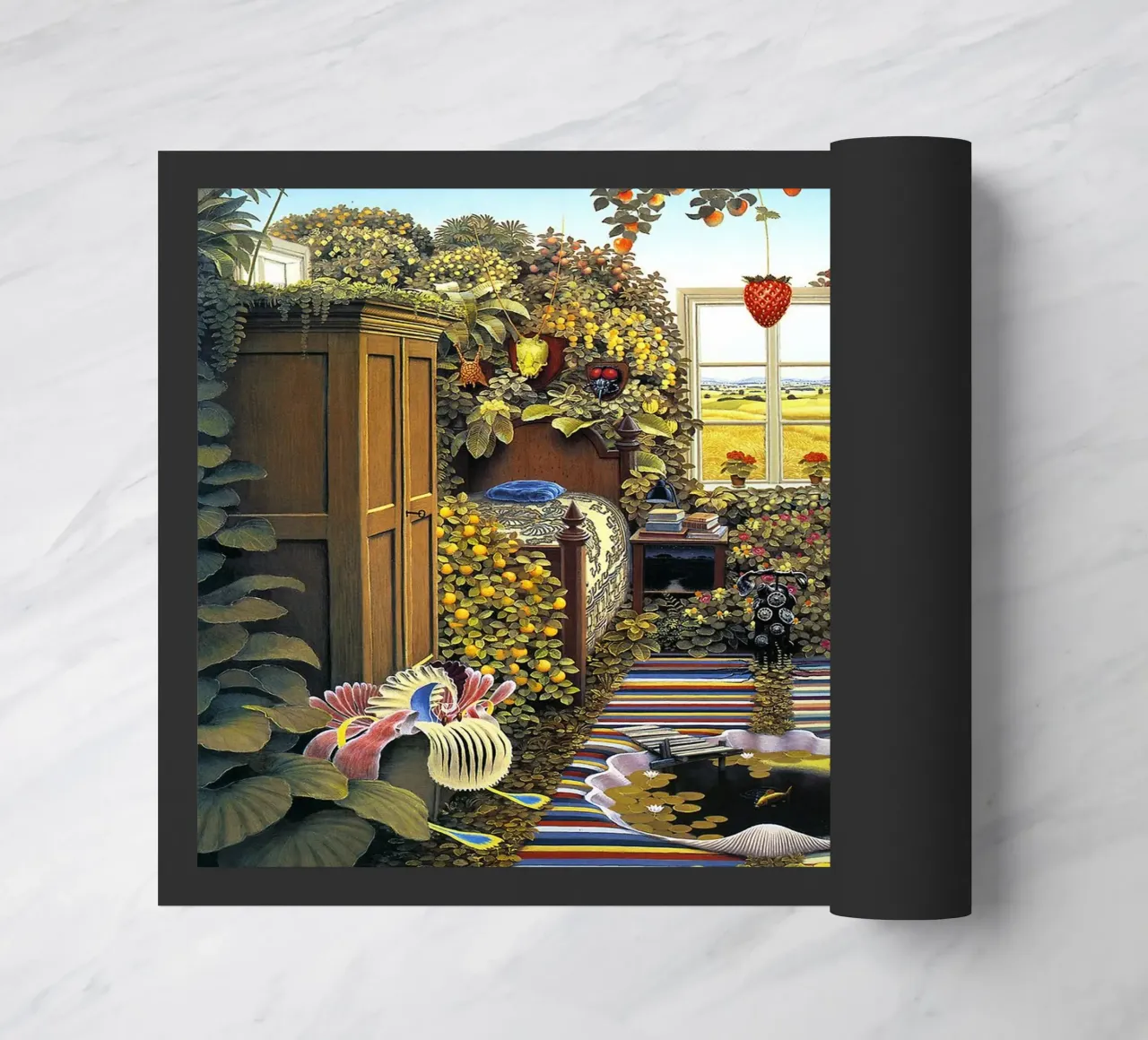 Domenica mattina di Jacek Yerka zerbino da Trudeau Art Galley
