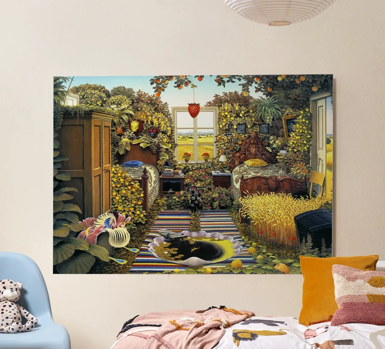 Sunday Morning By Jacek Yerka alu-dibond by Trudeau Art Galley