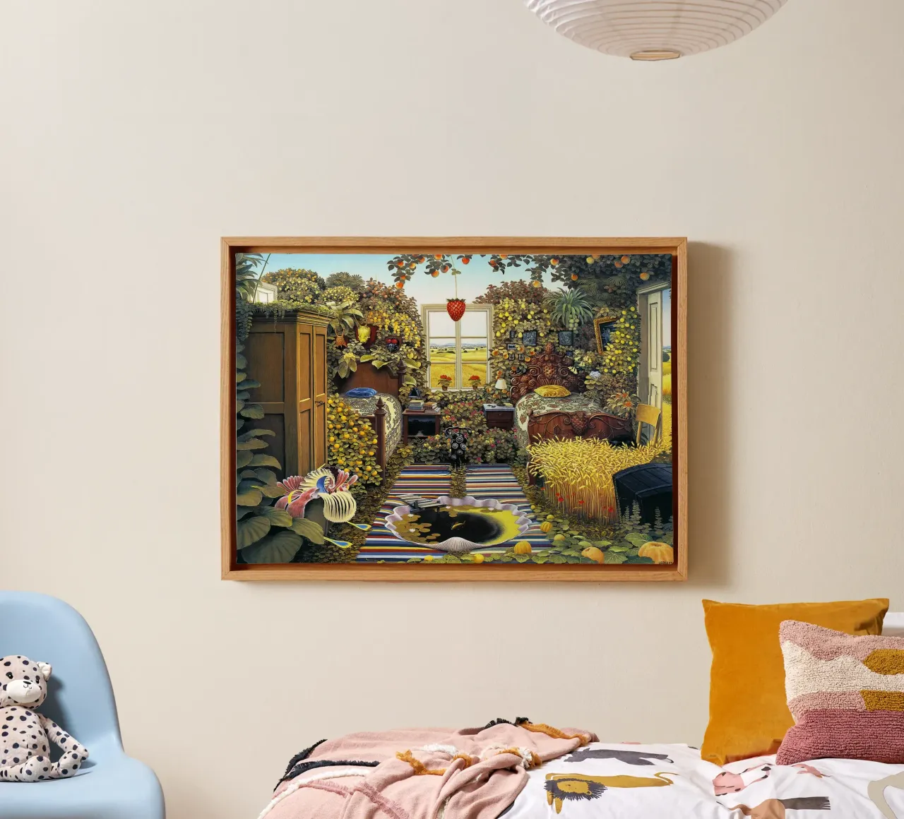 Sunday Morning By Jacek Yerka canvas by Trudeau Art Galley
