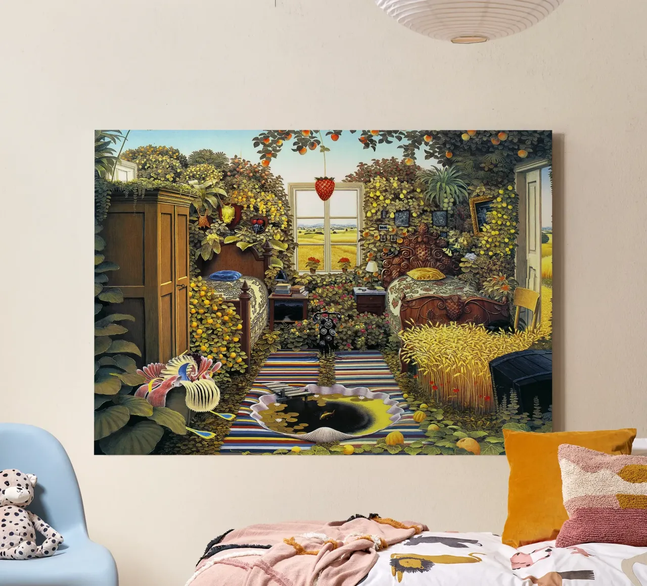 Sunday Morning By Jacek Yerka canvas by Trudeau Art Galley