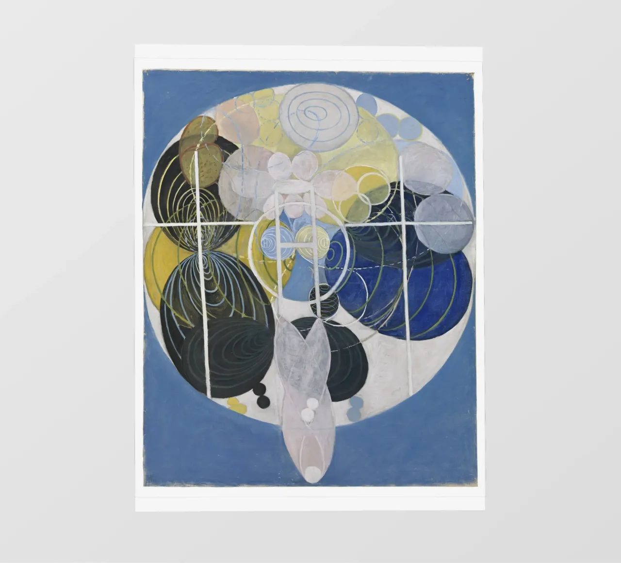 Fiori di Hilma af Klint telo in pvc da Brett Okuneva