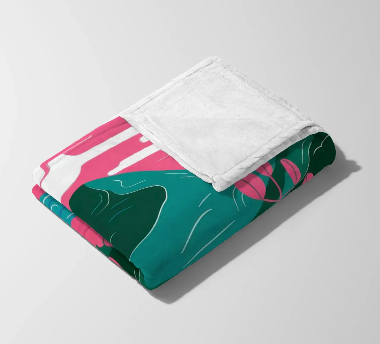 Fiume Pink Mountain coperta in pile da Flock Reverie