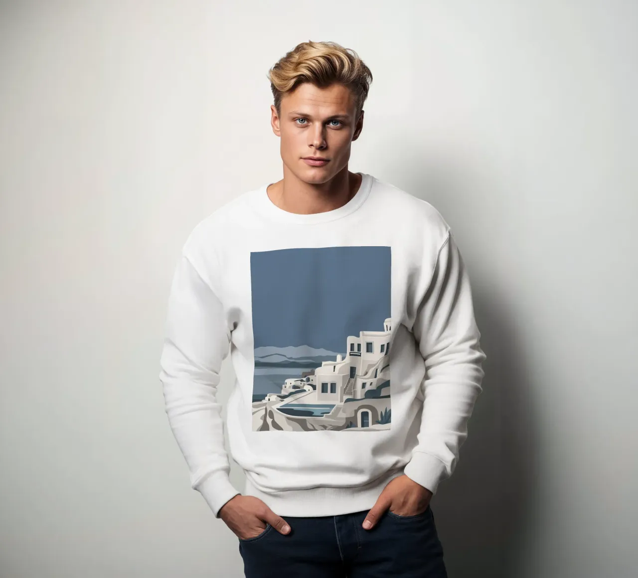 Santorini Serenity View sweat de Veil Maya