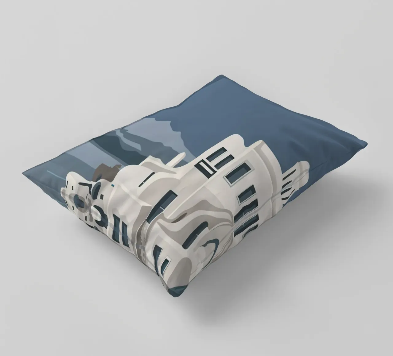 Santorini Serenity View cuscino da Veil Maya