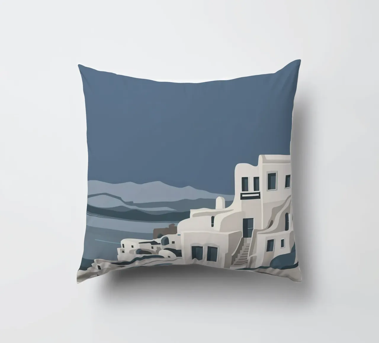 Santorini Serenity View cuscino da Veil Maya