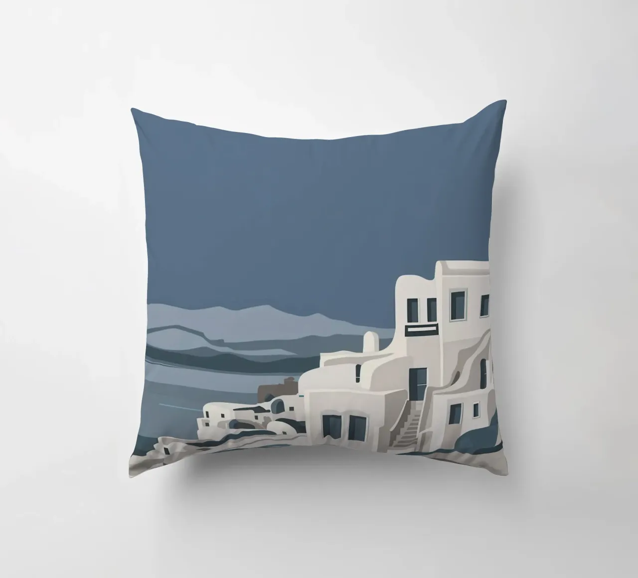 Santorini Serenity View cuscino da Veil Maya