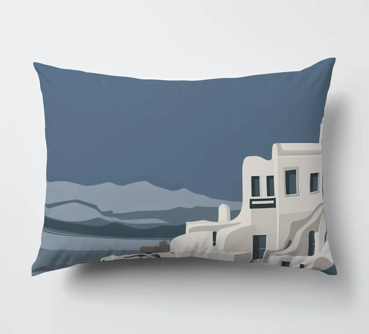 Santorini Serenity View cuscino da Veil Maya