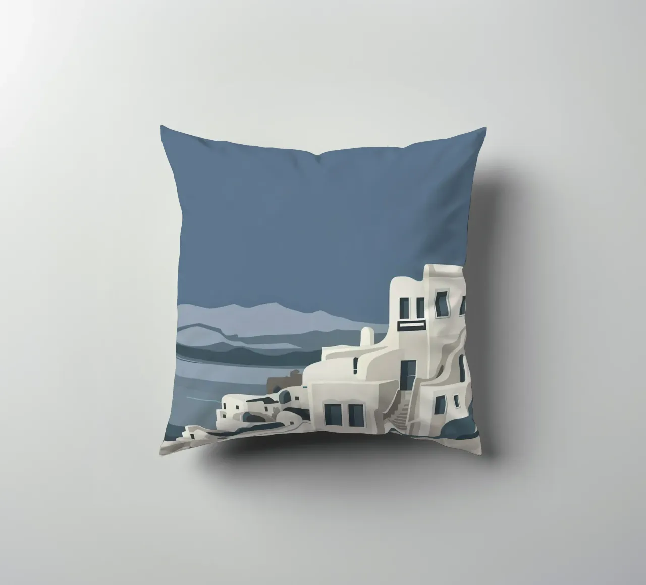 Santorini Serenity View cuscino da Veil Maya