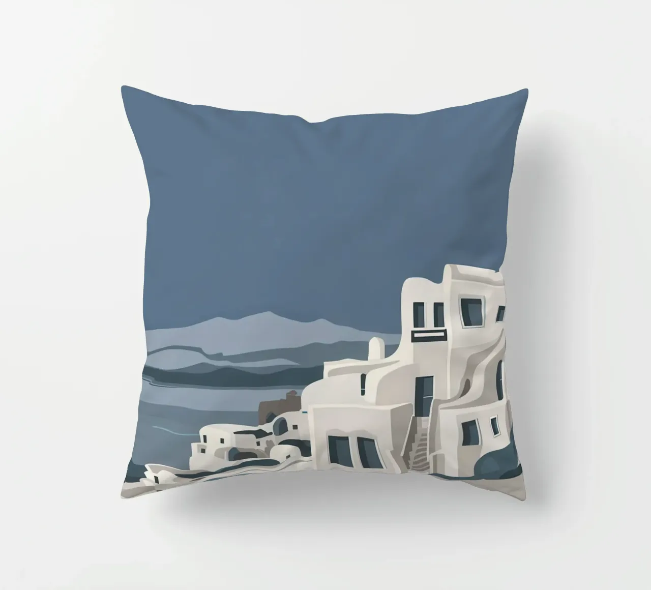 Santorini Serenity View cuscino da Veil Maya