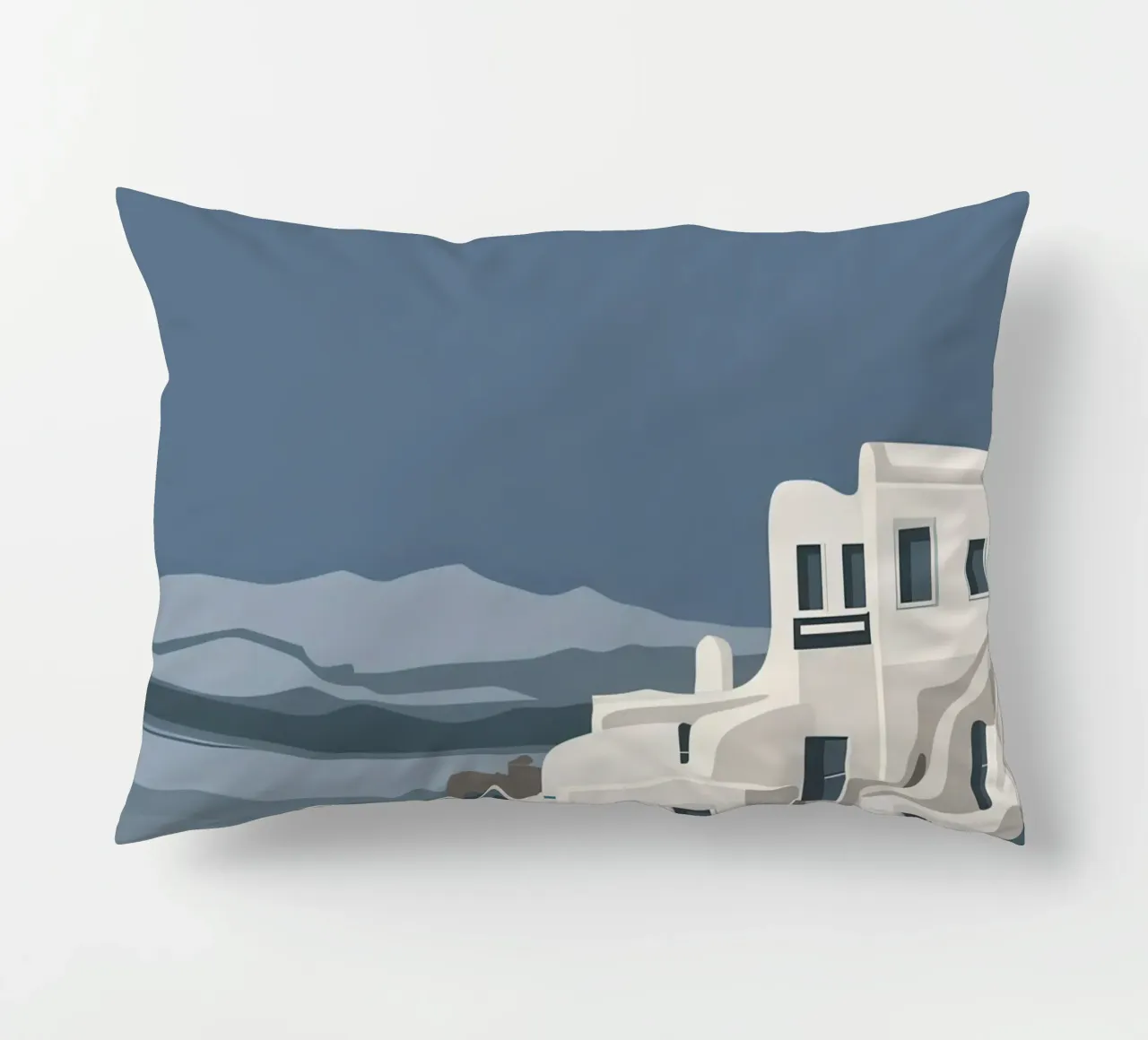 Santorini Serenity View cuscino da Veil Maya