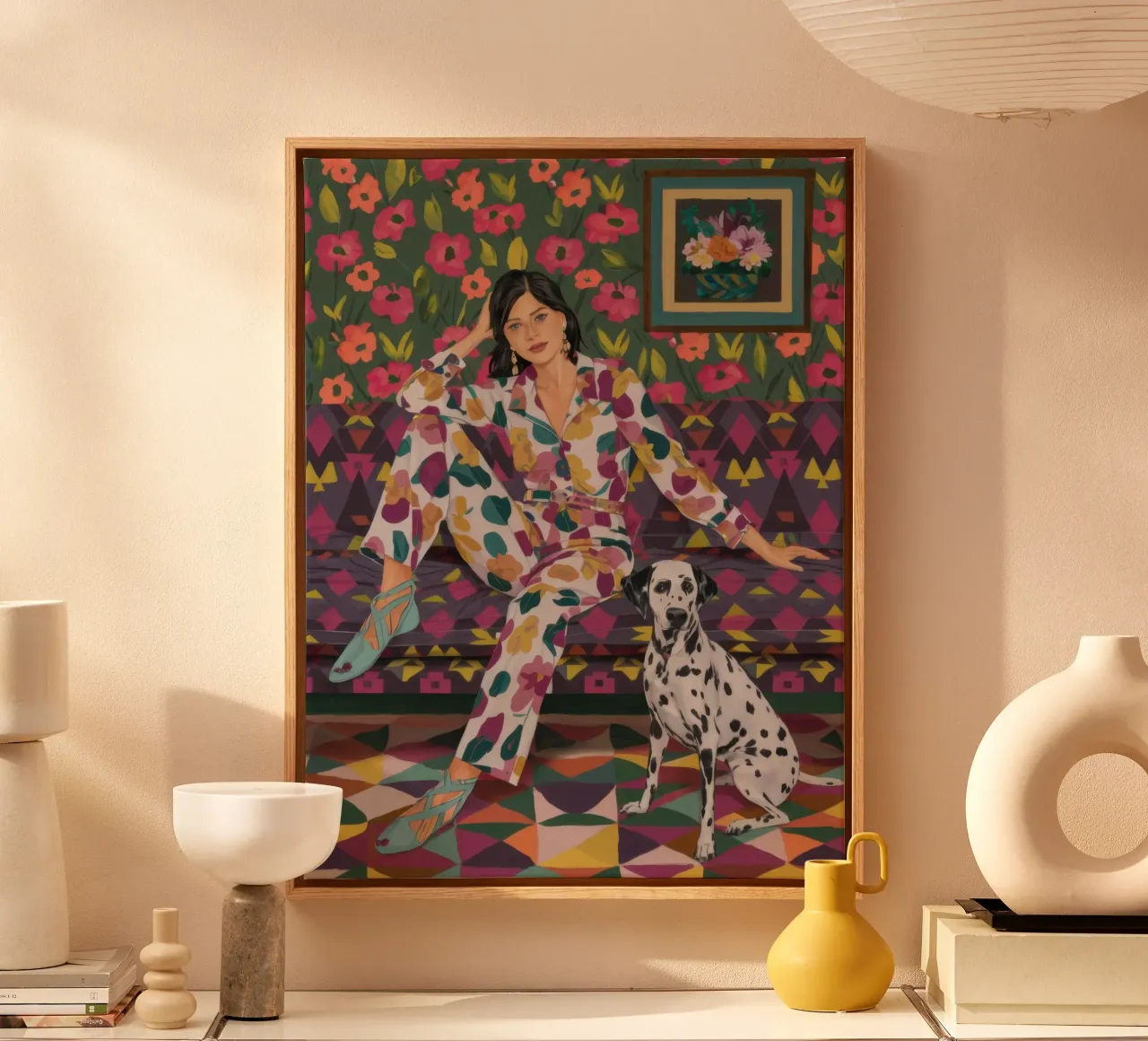 Dalmatiër Dansfeest canvas met Baklijst van Flock Reverie